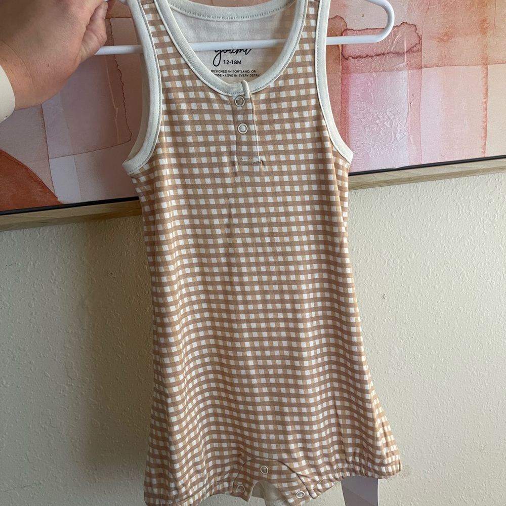 Goumi picnic romper NWT 12-18